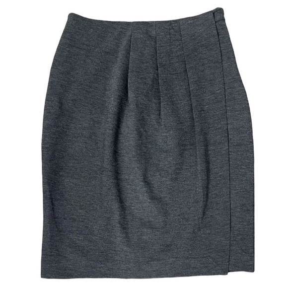 NWT Banana Republic Heather Gray Pencil Skirt - Size 2 - Picture 1 of 12